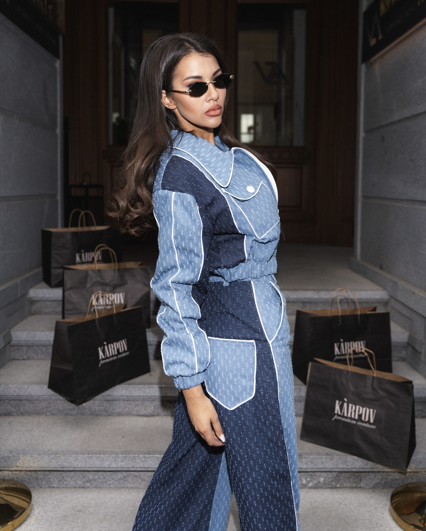 Деним яке KARPOV Premium Couture - Image 6
