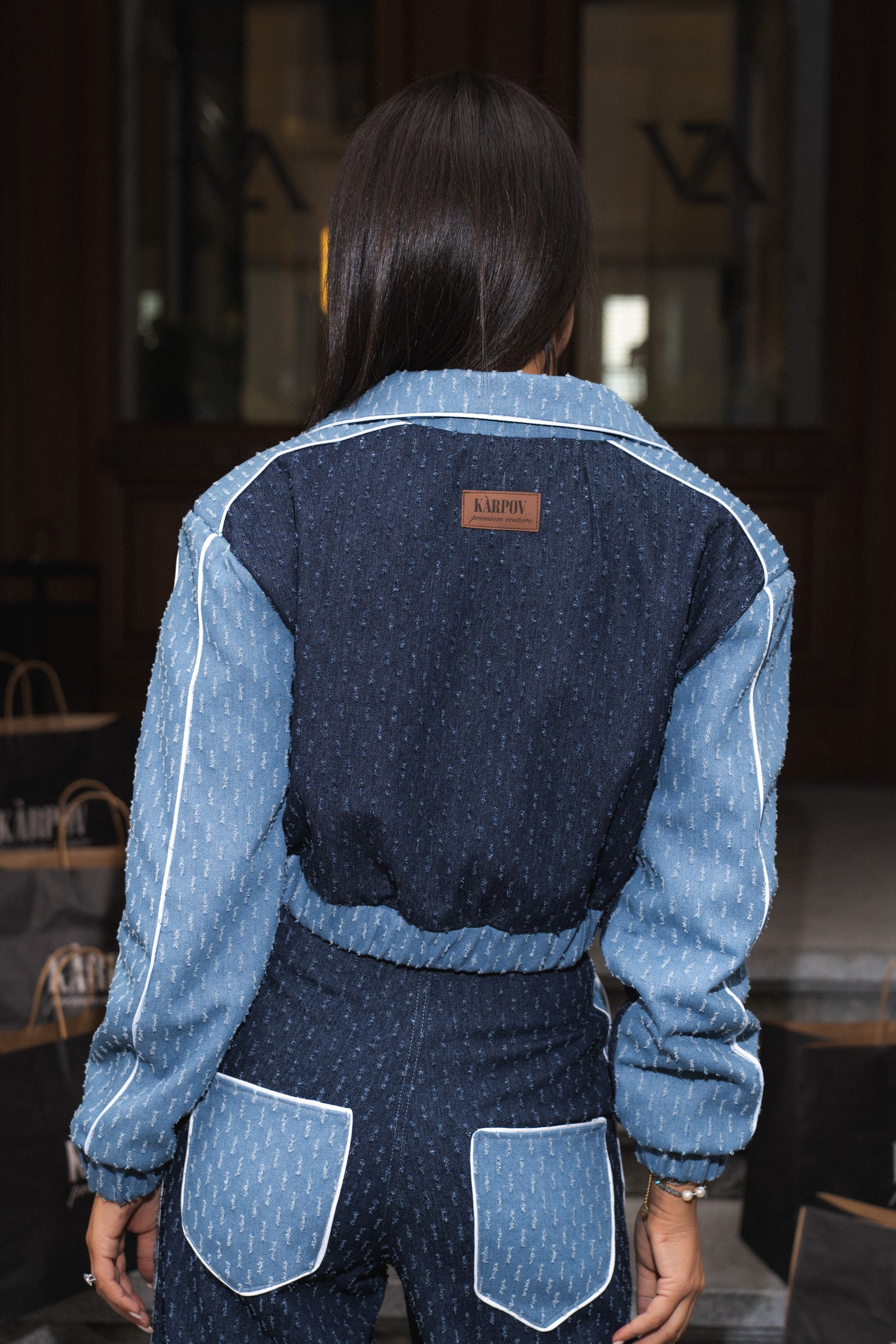 Деним яке KARPOV Premium Couture - Image 7