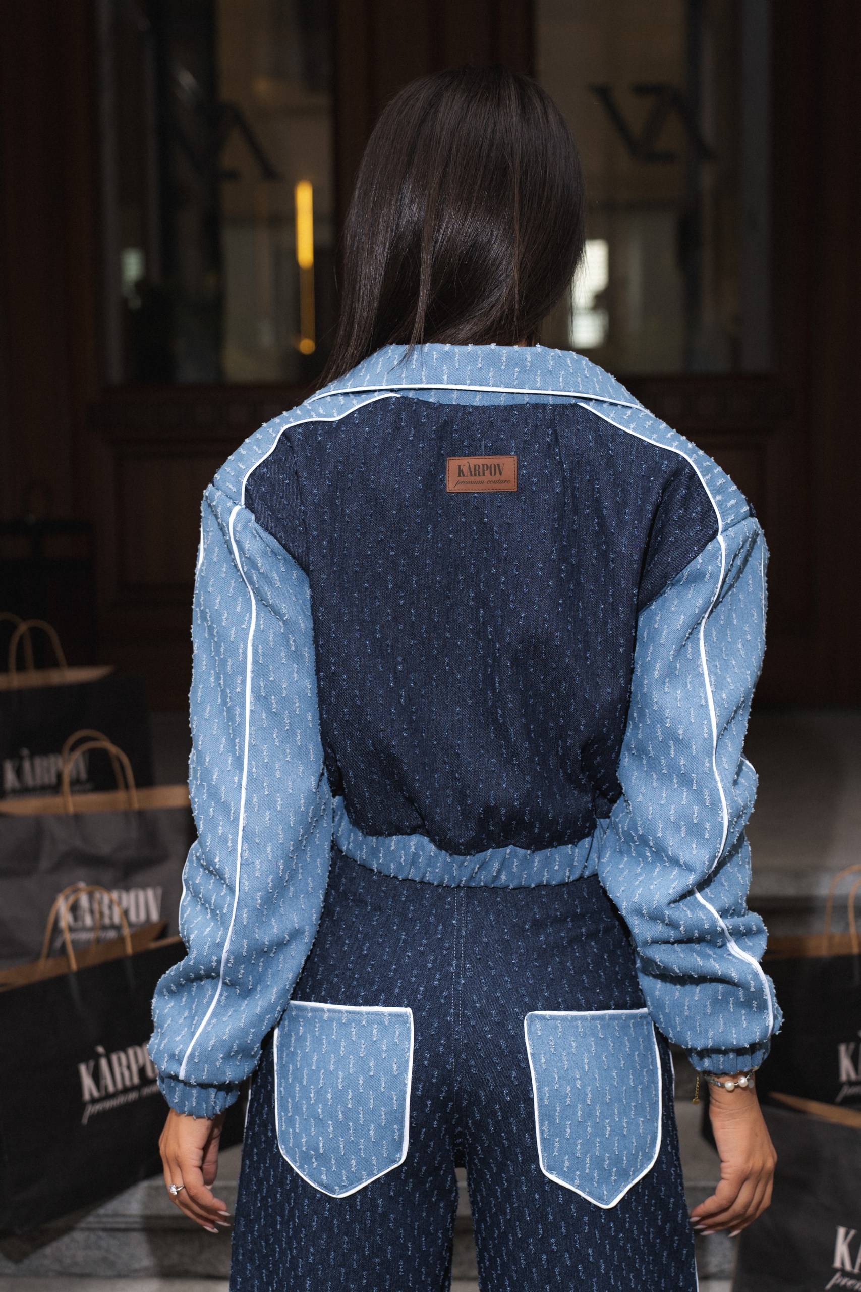 Деним яке KARPOV Premium Couture - Image 13